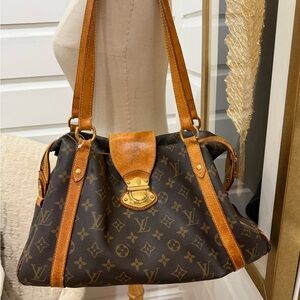 Louis Vuitton Monogram Shoulder Bag - Brown and Gold